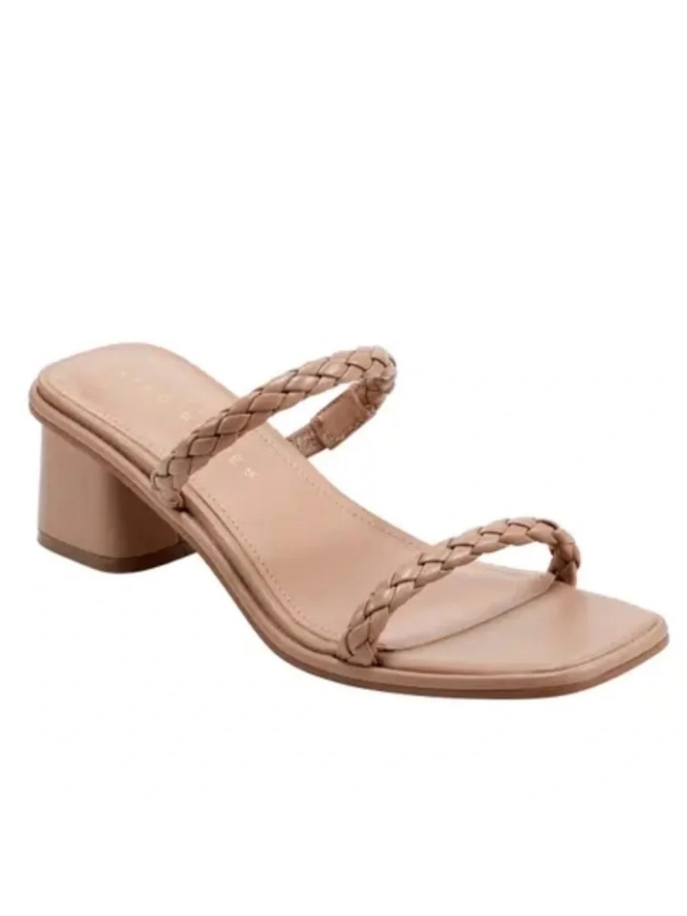 Marc Fisher Braided Nude Heels Sz 7